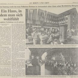 Einweihung_Rathaus_1983_Zeitungsartikel